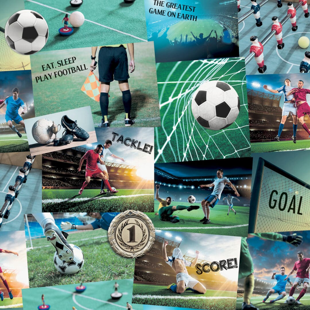 Football Fan Multicolor Soccer